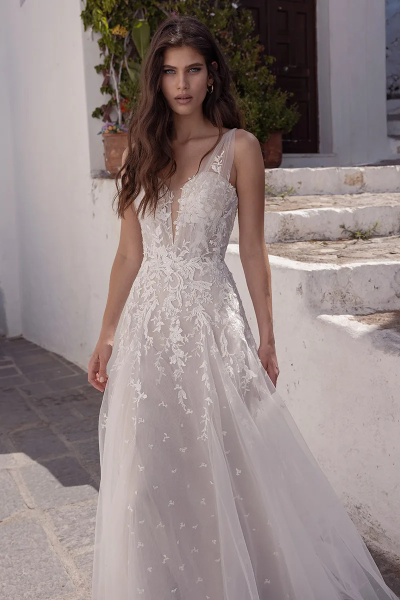 Abito da sposa Satoria — Collezione Fuoco, dettaglio 3