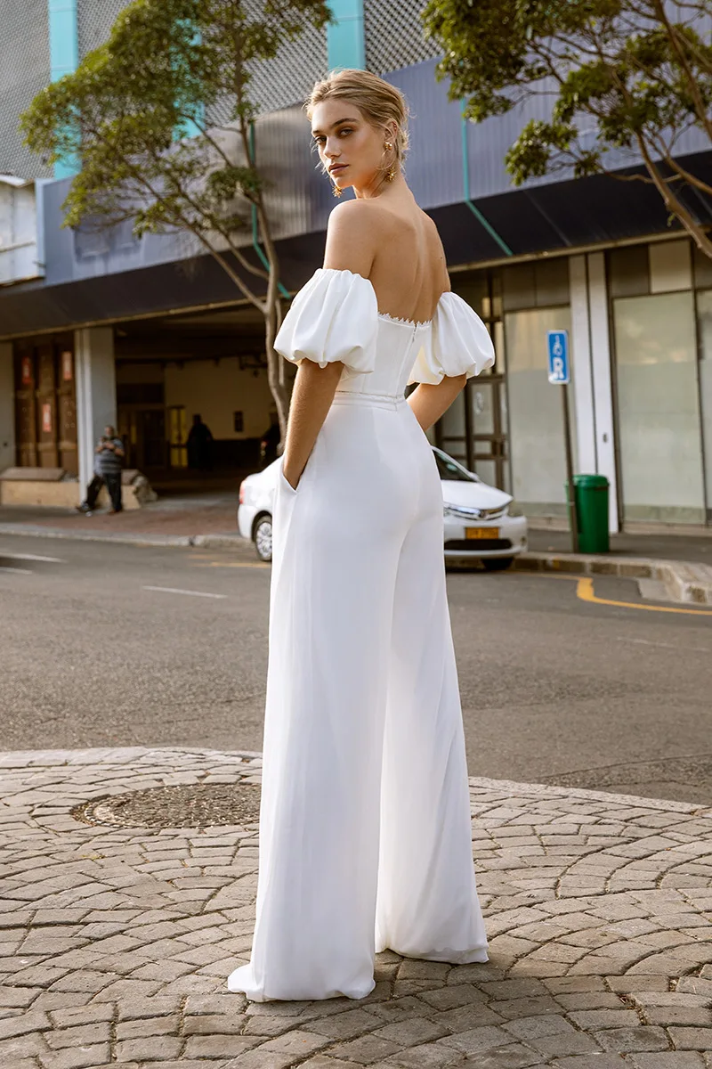 Abito da sposa Sierra Trousers — Collezione Terra, dettaglio 2