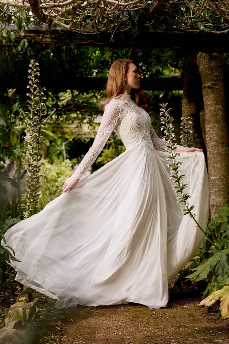 Abito da sposa Chelton gown — Catherine Deane, dettaglio 3