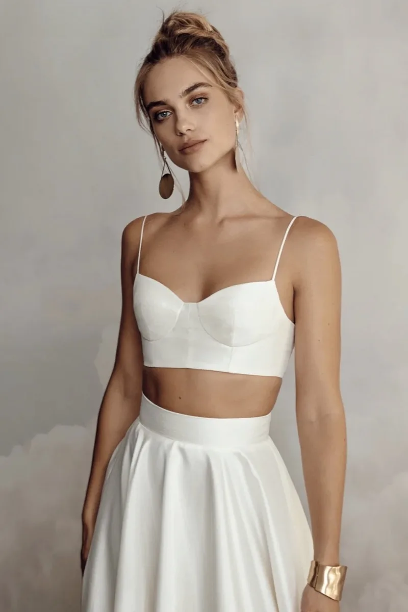 Abito da sposa Anna bodice — Catherine Deane
