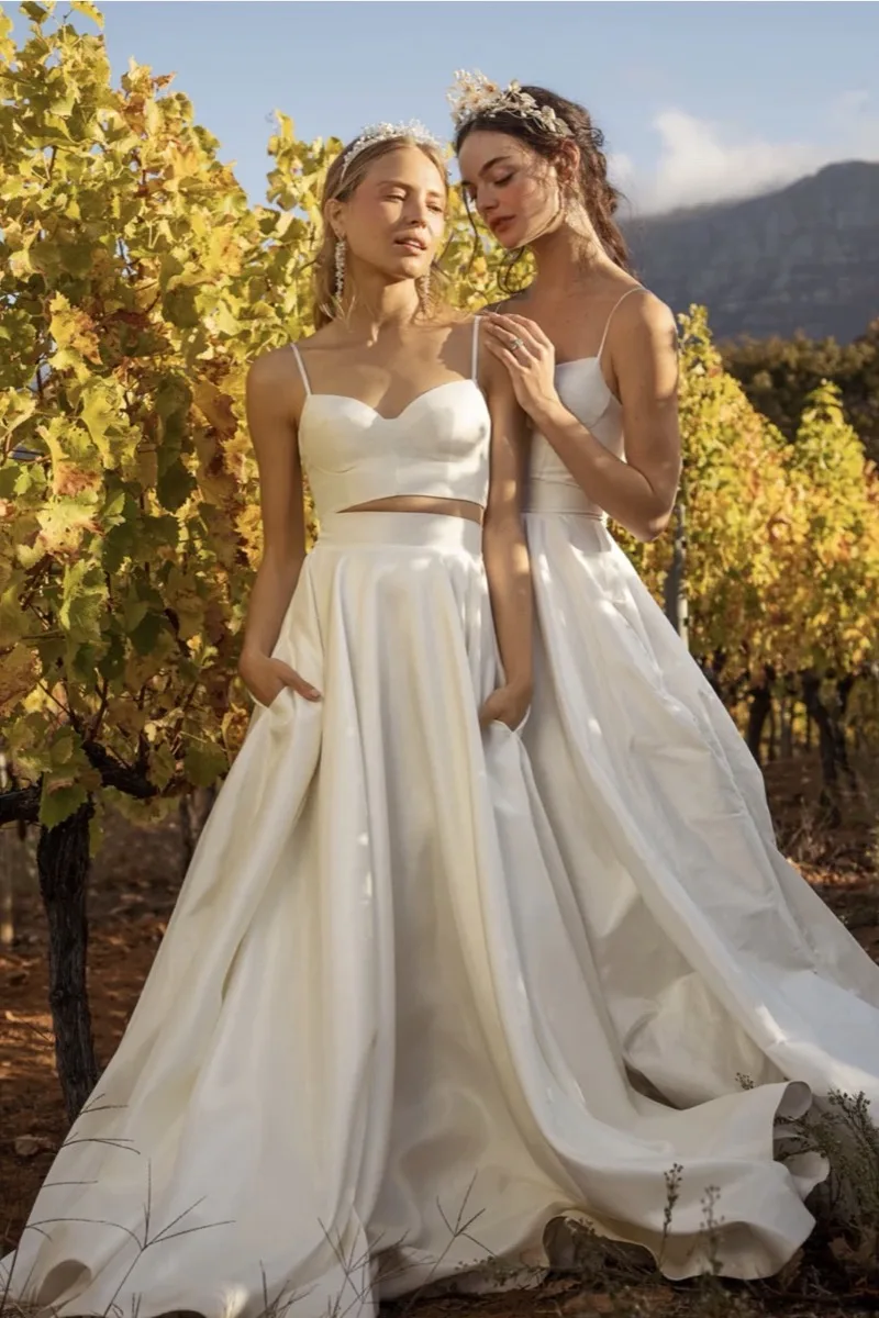 Abito da sposa Anna skirt — Catherine Deane, dettaglio 4