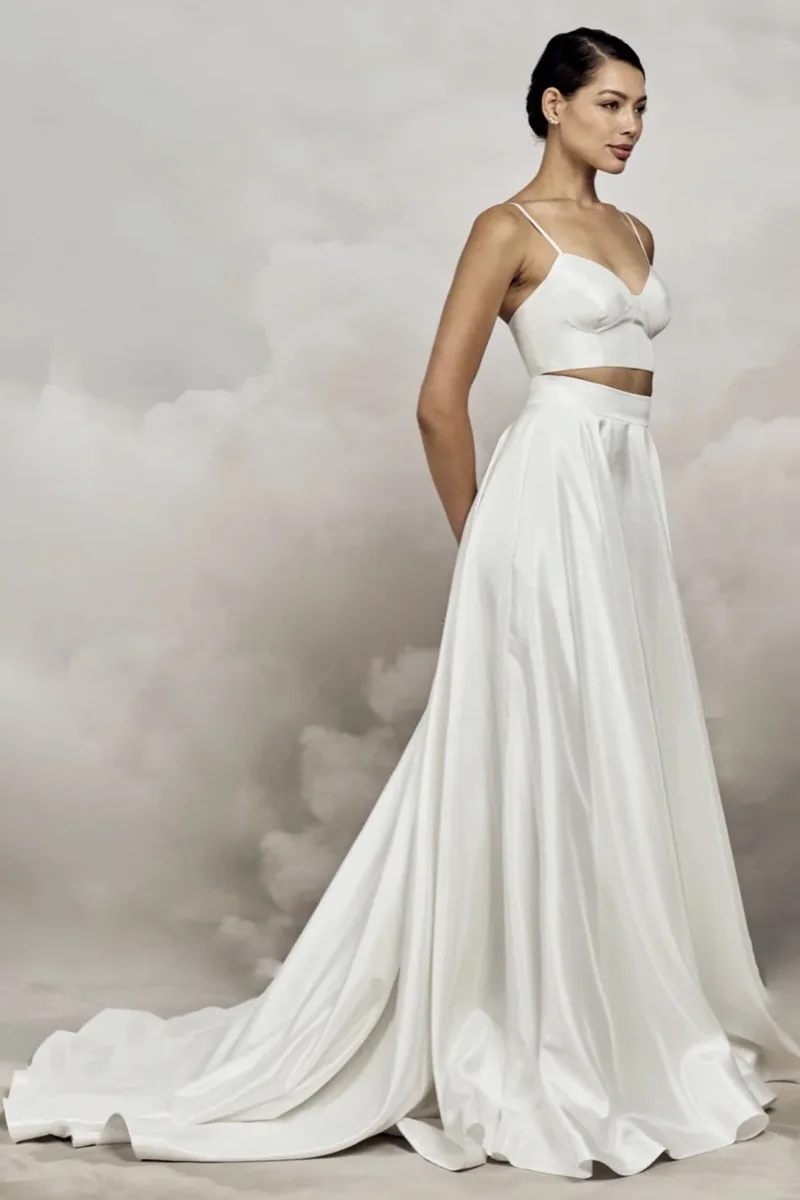 Abito da sposa Anna skirt — Catherine Deane, dettaglio 3
