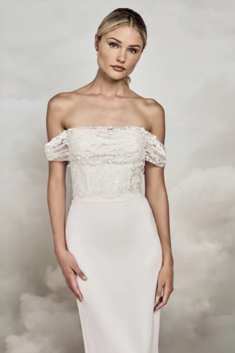 Abito da sposa Begonia Overlay — Catherine Deane
