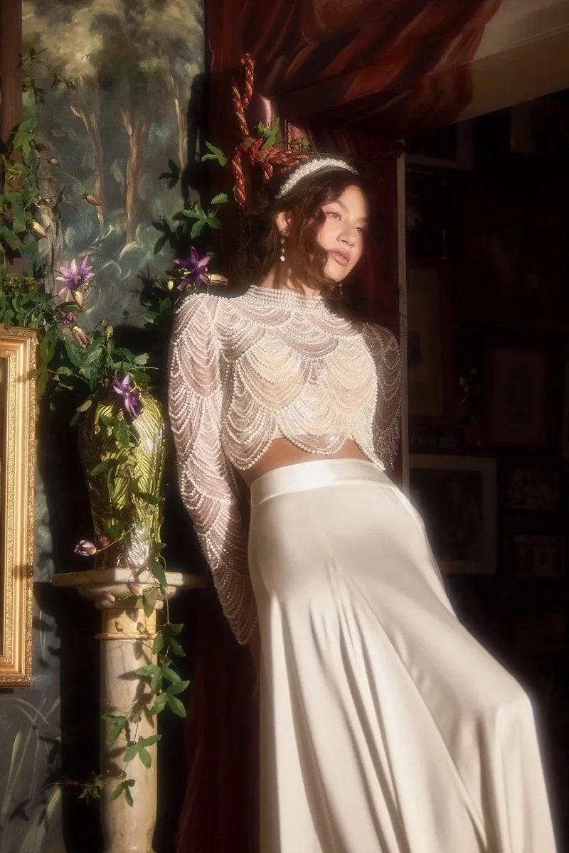 Abito da sposa Brooklyn skirt — Catherine Deane, dettaglio 2