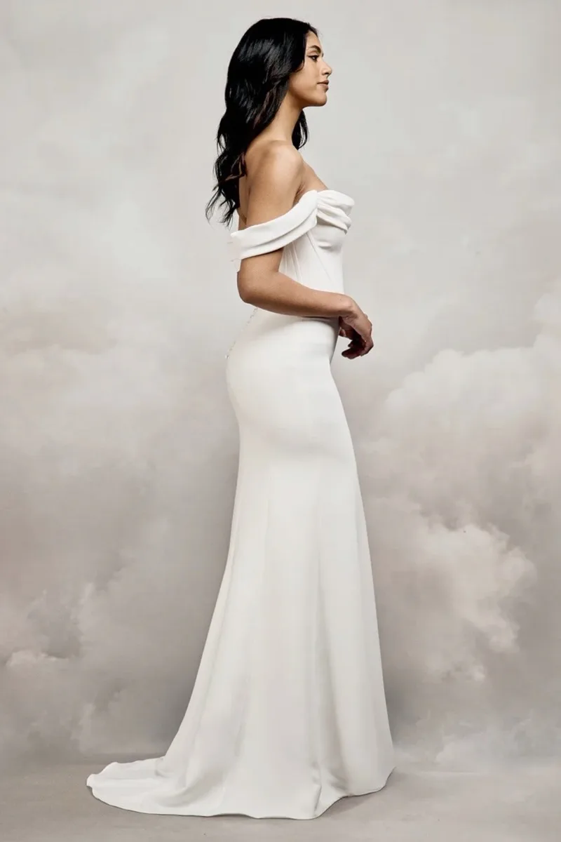 Abito da sposa Cassidy gown — Catherine Deane, dettaglio 3