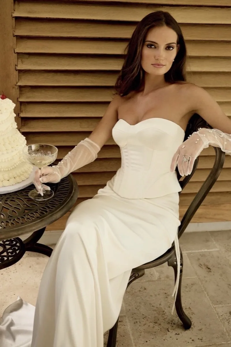 Abito da sposa Elise corset — Catherine Deane, dettaglio 3