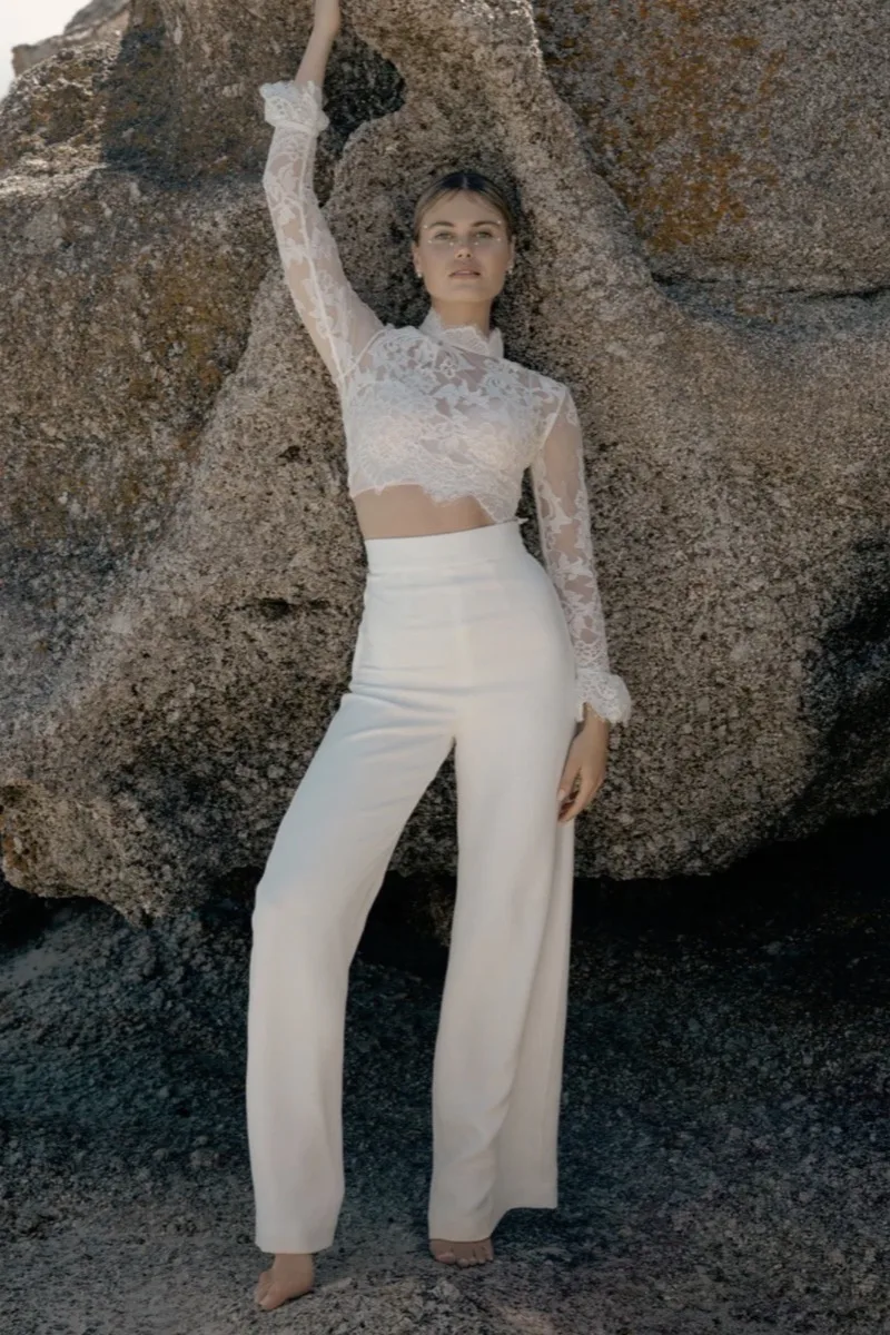 Abito da sposa Izzy trousers — Catherine Deane