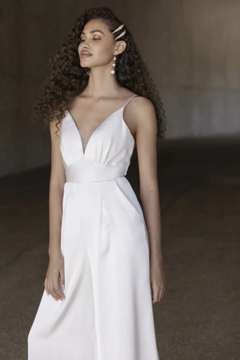Abito da sposa Novo jumsuit — Catherine Deane, dettaglio 3