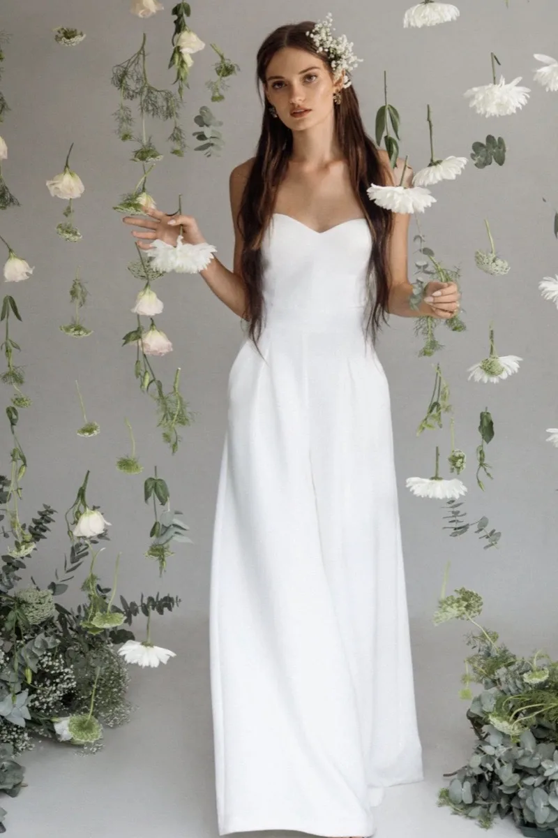 Abito da sposa Ryo jumsuit — Catherine Deane, dettaglio 4