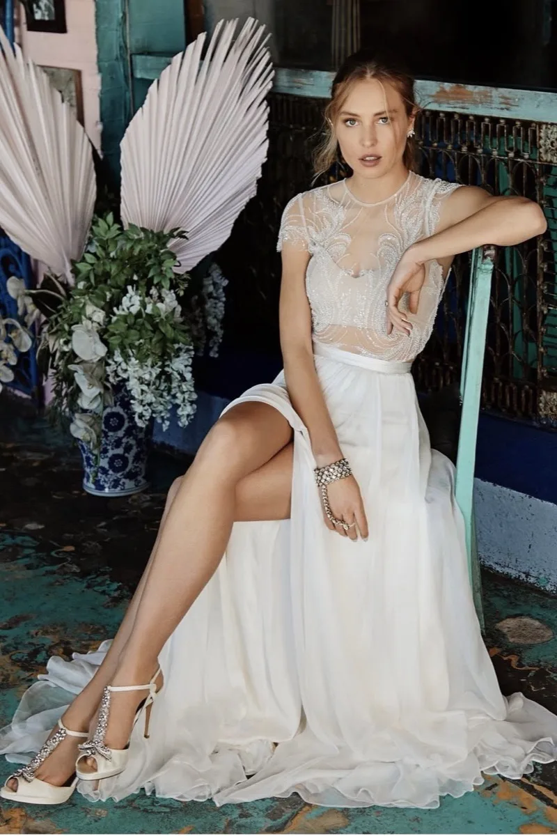 Abito da sposa Velina top — Catherine Deane, dettaglio 3