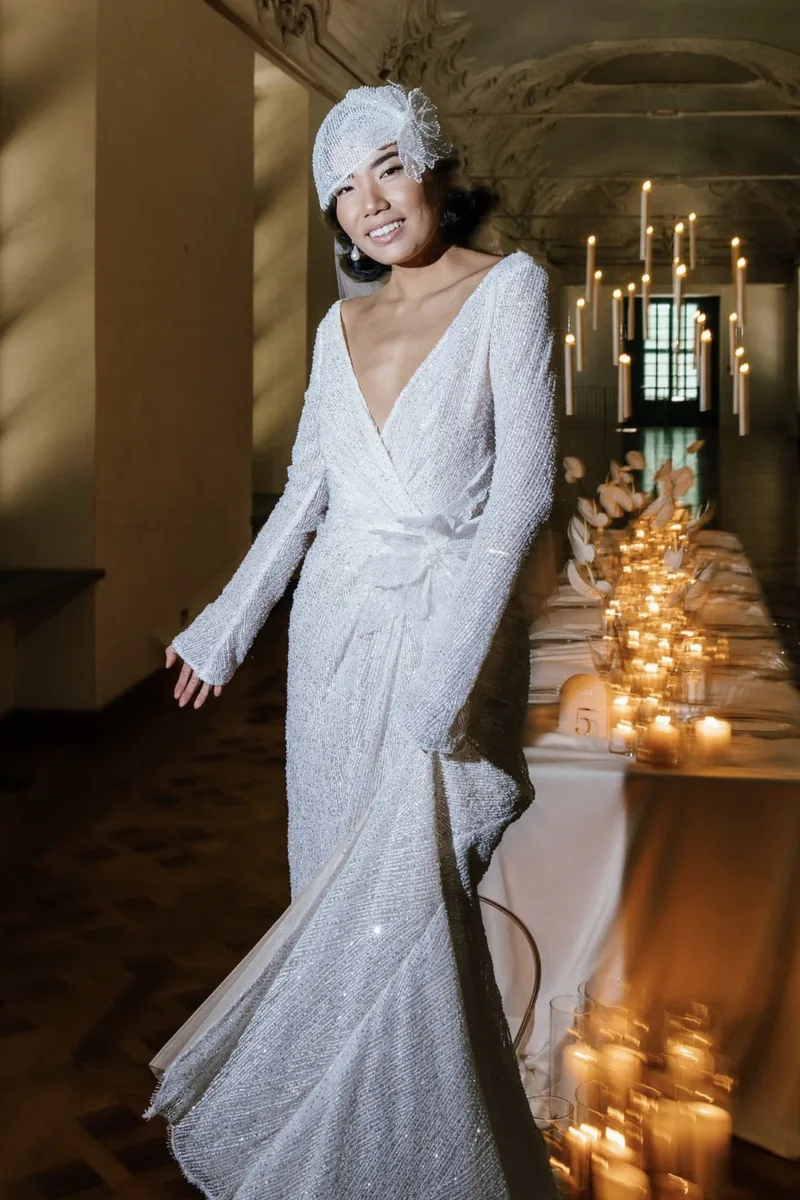 Abito da sposa Deneris — Couture, dettaglio 3