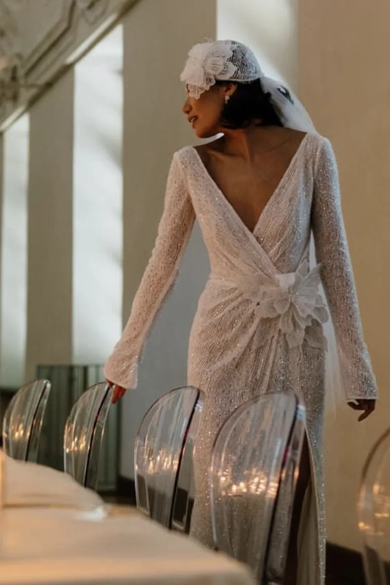 Abito da sposa Deneris — Couture, dettaglio 4