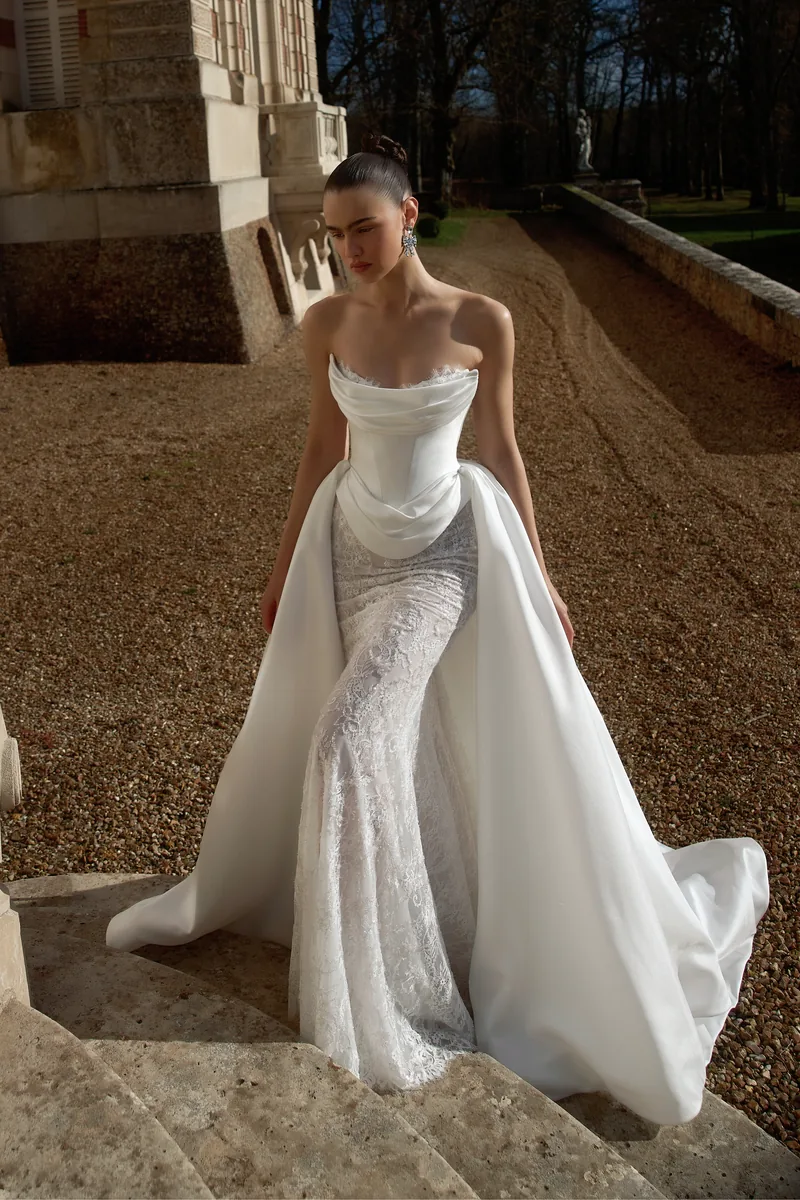 Abito da sposa Code — Wona Concept, dettaglio 3
