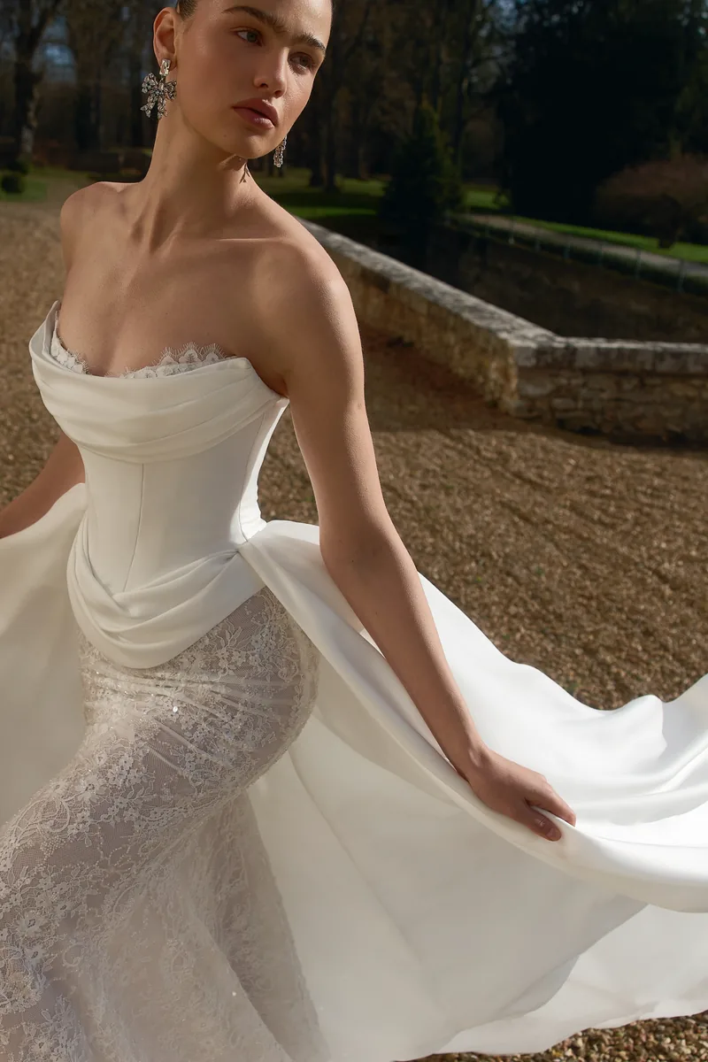 Abito da sposa Code — Wona Concept, dettaglio 4