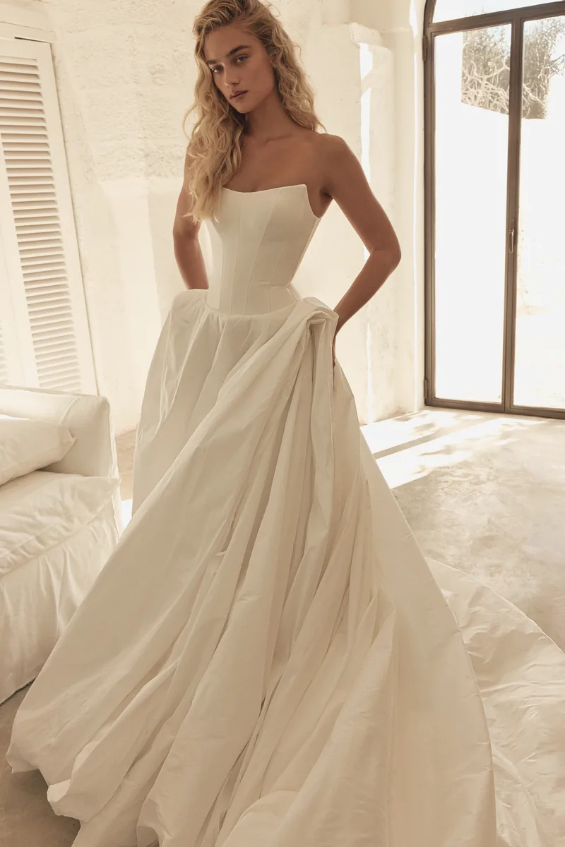 Abito da sposa Allis — Eva lendel, dettaglio 3