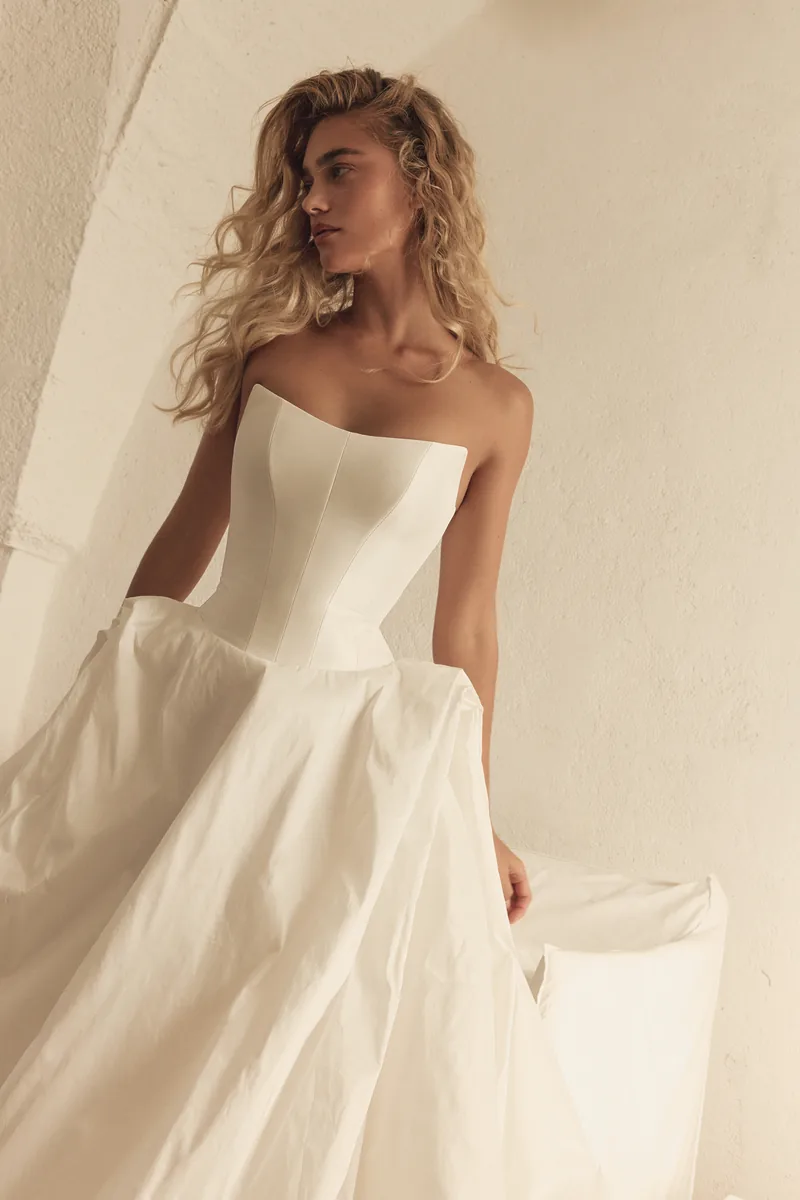 Abito da sposa Allis — Eva lendel, dettaglio 4