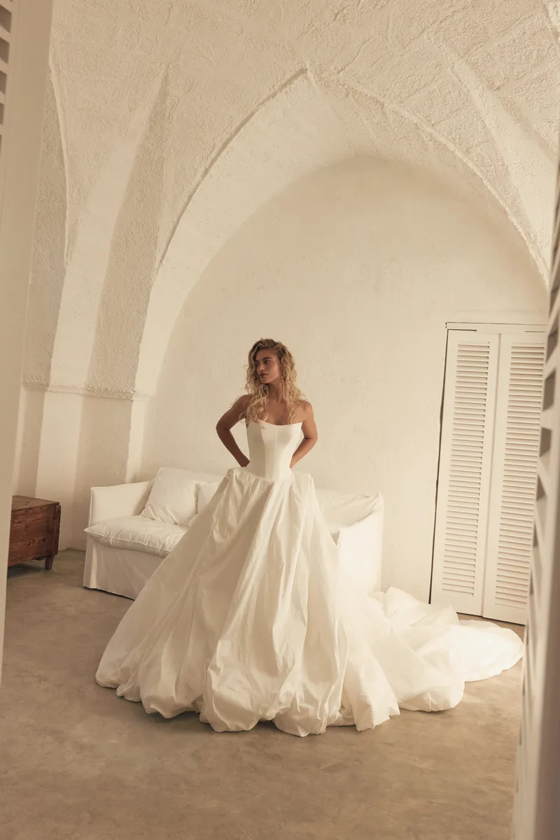 Abito da sposa Allis — Eva lendel, dettaglio 5